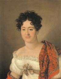 Е.Н.Раевская. Неизвестный художник. 1820-е гг.